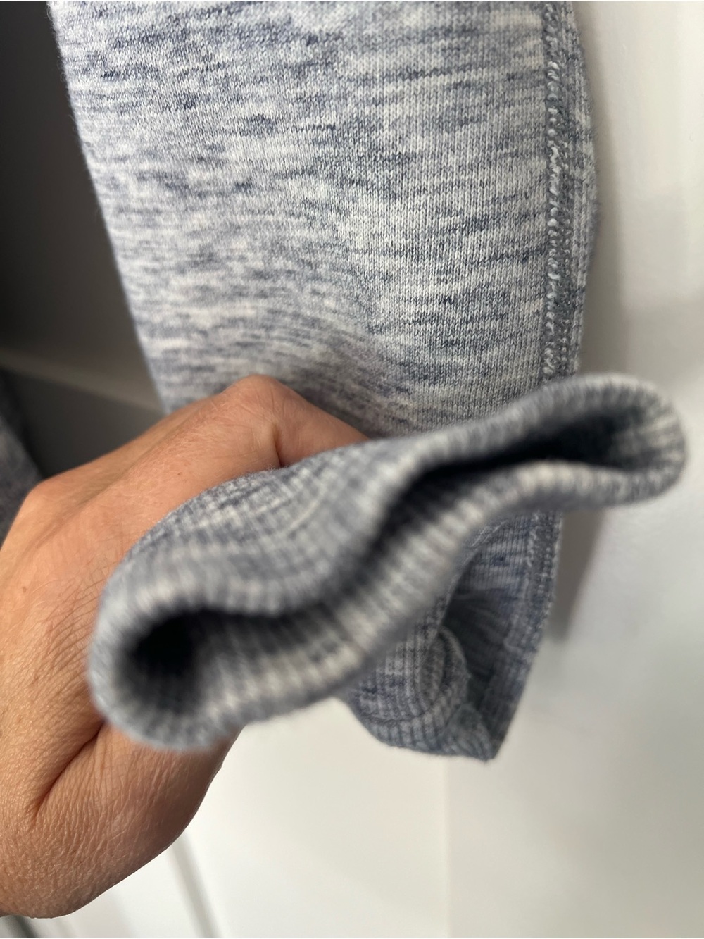 LULULEMON Scuba Full Zip Fitted Hoodie Heathered Navy Size 4 Estimated - Picture 7 of 12